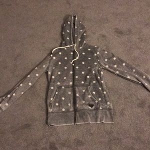 Polka dot hoodie